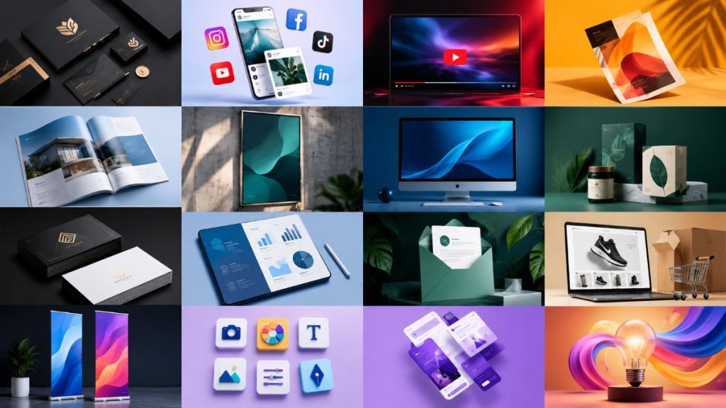Creative design agency provides multiple designs